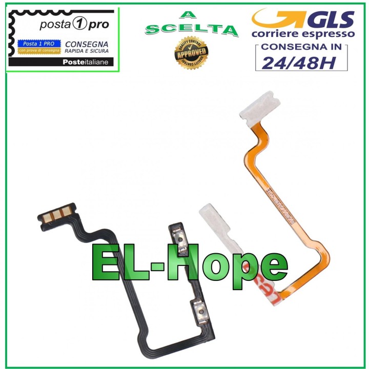 Touches late'rales flexibles et plates pour augmenter ou diminuer le volume sur OPPO A96 4G CPH2333