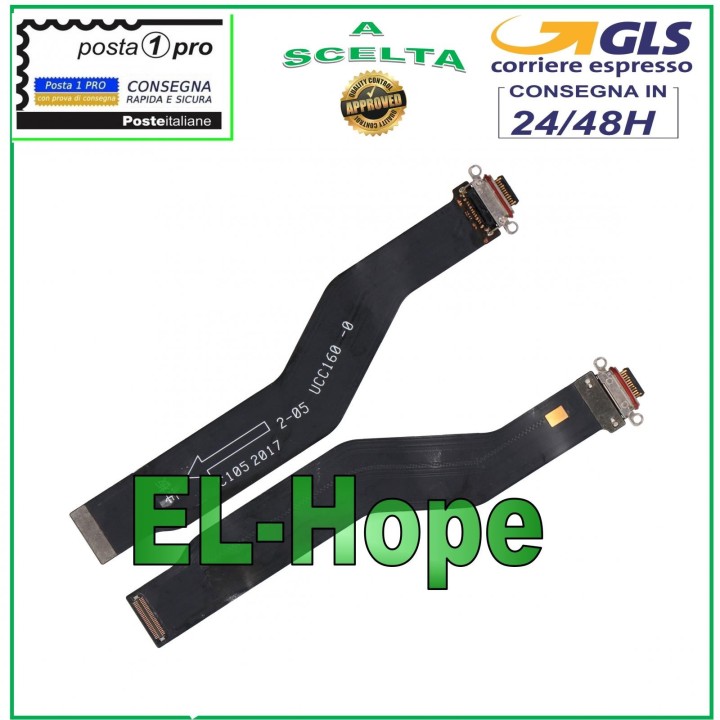 Connecteur de charge plat et flexible pour OPPO Find X2 CPH2023 Type C