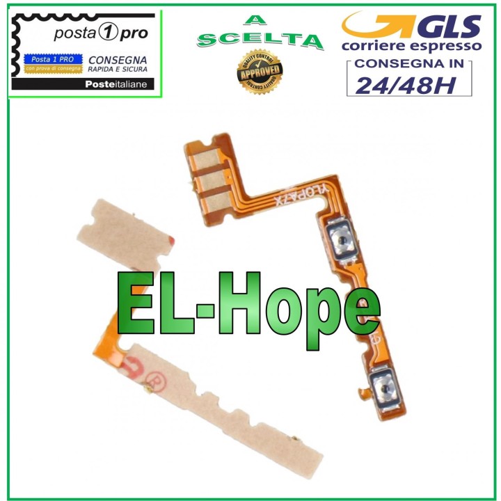 Touches late'rales flexibles et plates pour OPPO A7X (PBMM00, PBBT00)