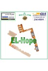 Touches late'rales flexibles et plates pour OPPO A7X (PBMM00, PBBT00)