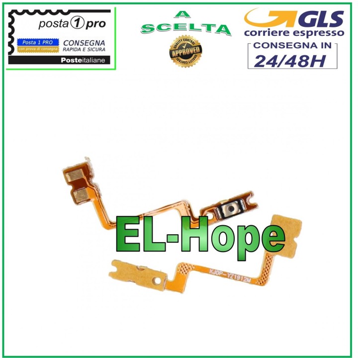 Nappe de bouton marche/arre't plat et flexible pour Oppo A7X (PBMM00 PBBT00)