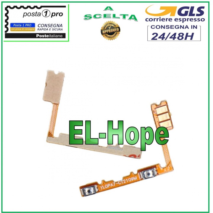 Touches late'rales flexibles plates, touche de volume haut/bas pour Oppo A7 A5S AX7 CHP1901 CHP1903