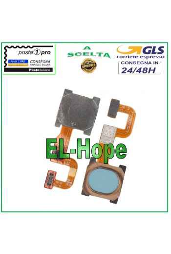 Cle' d empreinte digitale plate et flexible OPPO A7X PBMM00 PBBT00 VERT PIN