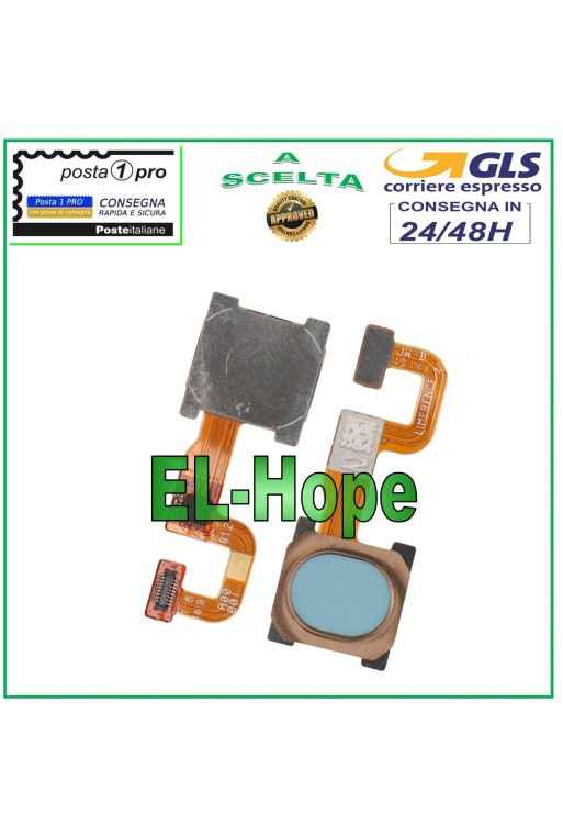 Cle' d empreinte digitale plate et flexible OPPO A7X PBMM00 PBBT00 VERT PIN