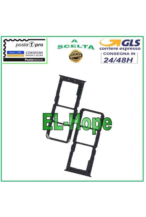 Compartiment pour carte SIM et carte micro SD pour OPPO A91 CPH2021 PCPM00 PCPT00 Noir