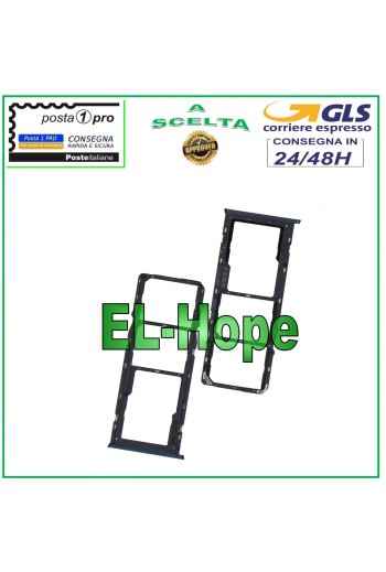 Compartiment pour carte SIM et carte micro SD pour OPPO A15 (CPH2185/A15S/CPH2179) noir