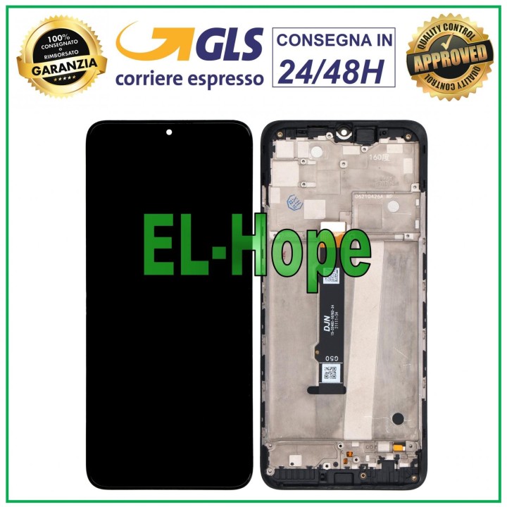 Cadre d e'cran LCD pour Motorola Moto G50 4G XT-2137 XT2137, e'cran tactile en verre
