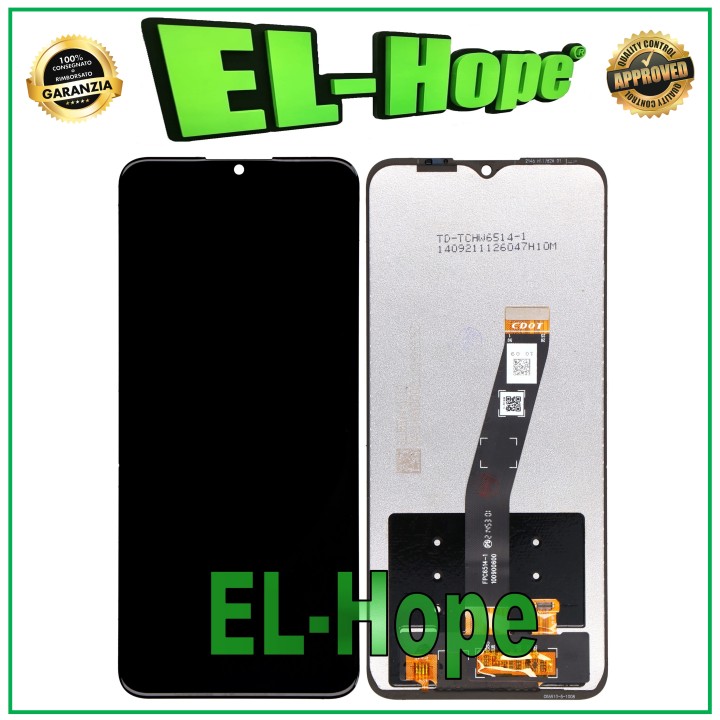 Écran LCD + e'cran tactile pour e'cran de moniteur TCL 20Y 20E 6125 6156 en verre noir