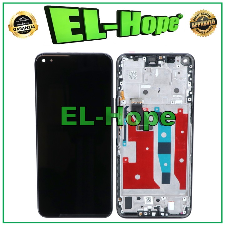 Cadre d e'cran LCD pour Huawei Honor 50 Lite NTN-LX1 L22, e'cran tactile en verre noir