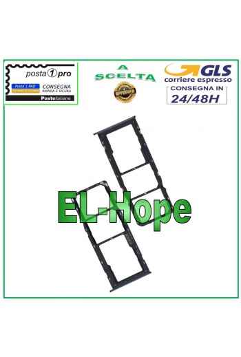 Compartiment SIM et carte micro SD pour Oppo Realme C11 2020 RMX2185 Noir