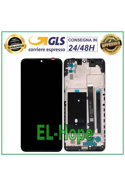 Écran LCD + châssis pour ZTE Blade A51, e'cran tactile en verre, noir