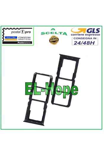 Compartiment pour carte SIM et carte Micro SD pour OPPO A5 2020 CPH1931 CPH1933 PCHT30 Noir