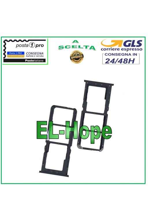 Compartiment pour carte SIM et carte micro SD pour OPPO A7 A5S AX7 CHP1901 CHP1903 Noir