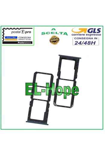 Compartiment pour carte SIM et carte micro SD pour OPPO A53 2020 / A53S CPH2127 Noir