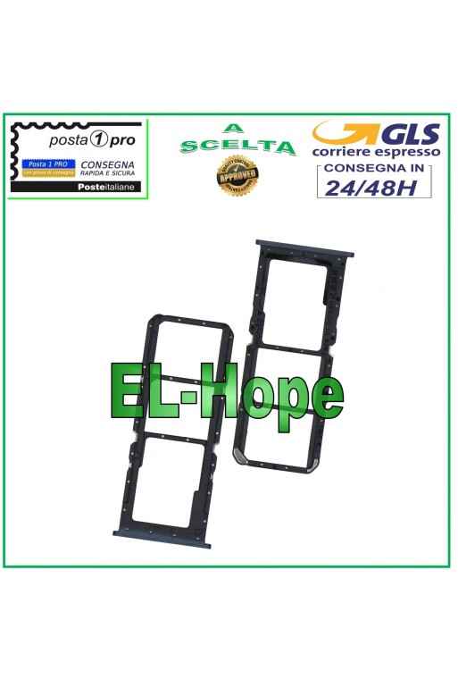 Compartiment pour carte SIM et carte micro SD pour OPPO A53 2020 / A53S CPH2127 Noir