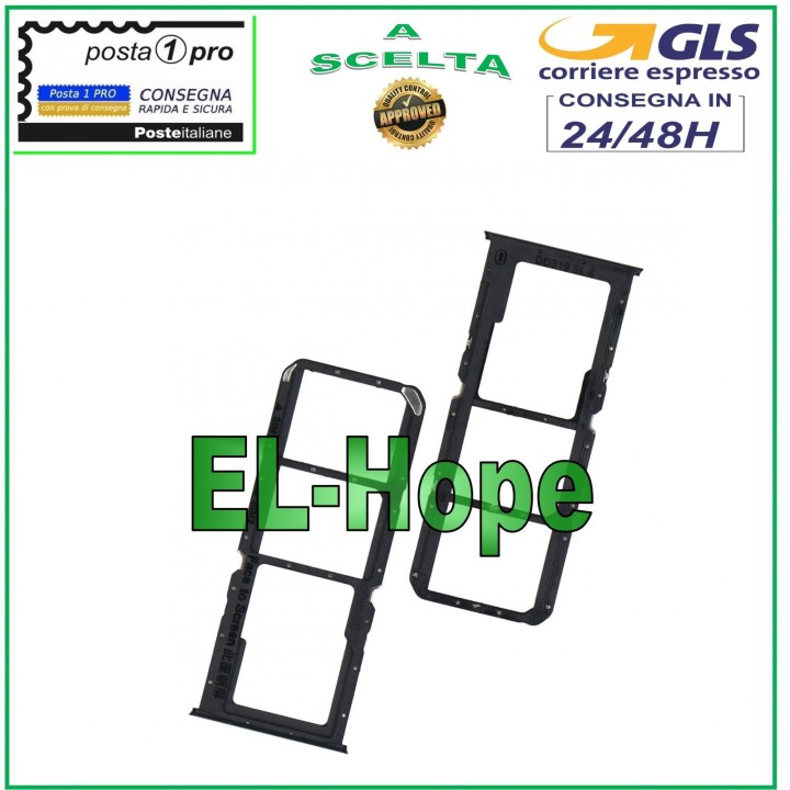 Compartiment pour carte SIM et carte micro SD pour OPPO A93 5G PCGM00, boi'tier noir