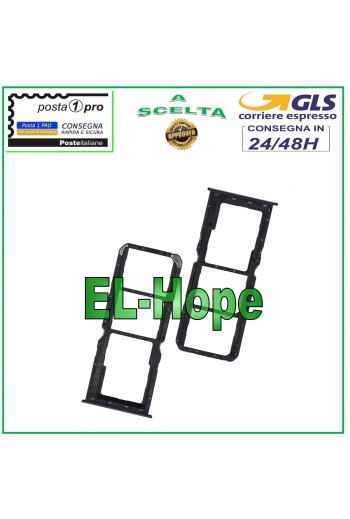 Compartiment pour carte SIM et carte micro SD pour Oppo Realme C21Y RMX3261 RMX3263 Noir