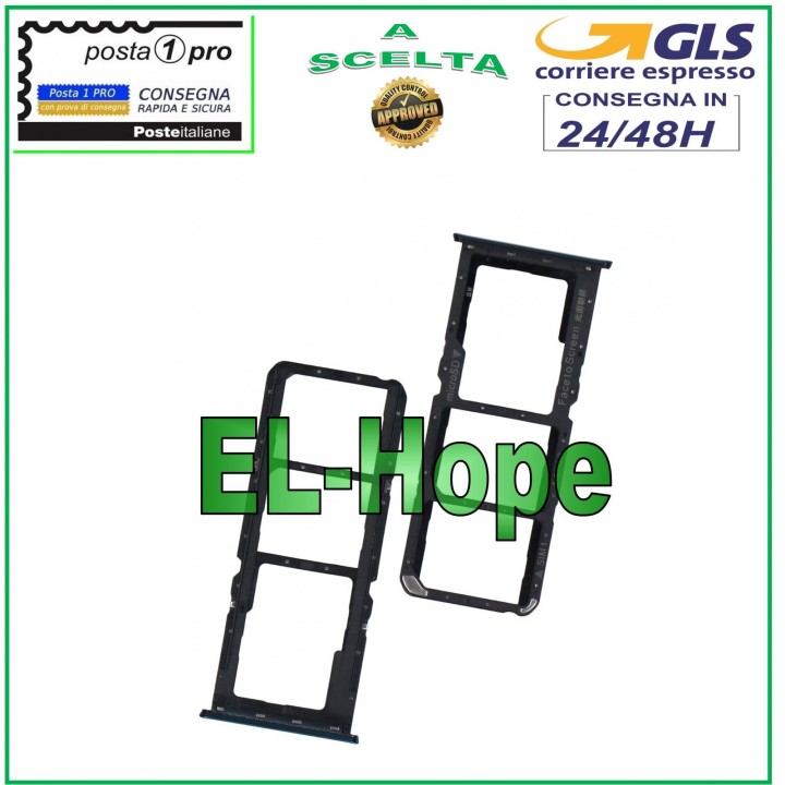 Compartiment pour carte SIM et carte micro SD pour Oppo Realme XT RMX1921 Vert