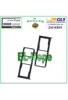 Compartiment pour carte nano SIM + micro SD pour Oppo A12 (CPH2077/CPH2083) noir