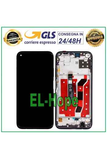 Écran LCD + châssis pour Huawei P40 Lite JNY-L21A JNY-LX1 Écran tactile en verre noir