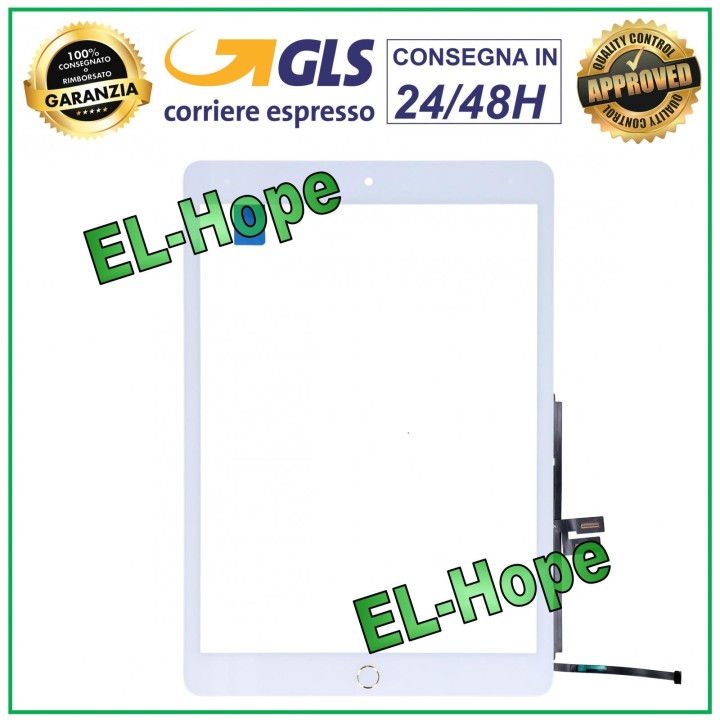 ÉCRAN TACTILE POUR APPLE IPAD 9 / 9A GEN 2021 A2602 A2603 A2604 A2605 BLANC