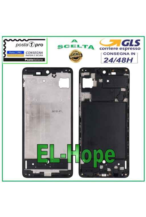 Cadre central pour e'cran LCD Samsung Galaxy A71 SM A715 A715F