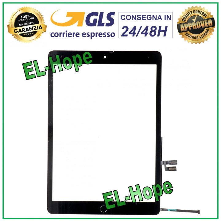ÉCRAN TACTILE POUR APPLE IPAD 9 / 9A GEN 2021 A2602 A2603 A2604 A2605 NOIR