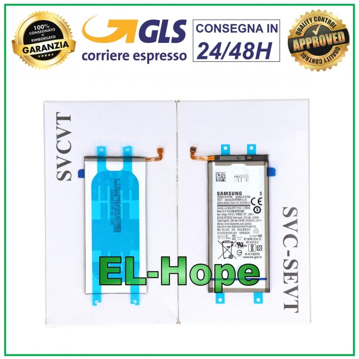 Batterie d origine pour Samsung Galaxy Z Fold 3 5G (2020) SM-F926 EB-BF927ABY