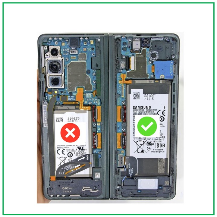 Batterie d origine pour Samsung Galaxy Z Fold 3 5G (2020) SM-F926 EB-BF927ABY