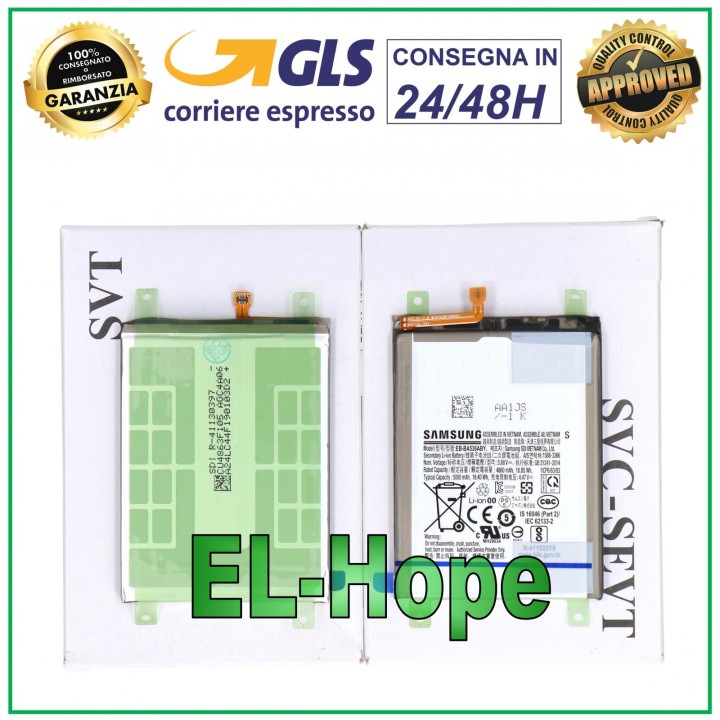 Batterie d origine Samsung Galaxy A53 5G SM-A536B EB-BA536ABY BA336ABY