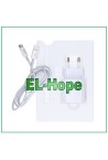 Chargeur de batterie de voyage Fastcharge 25 W pour iPhone Type-C + câble Lightning blanc