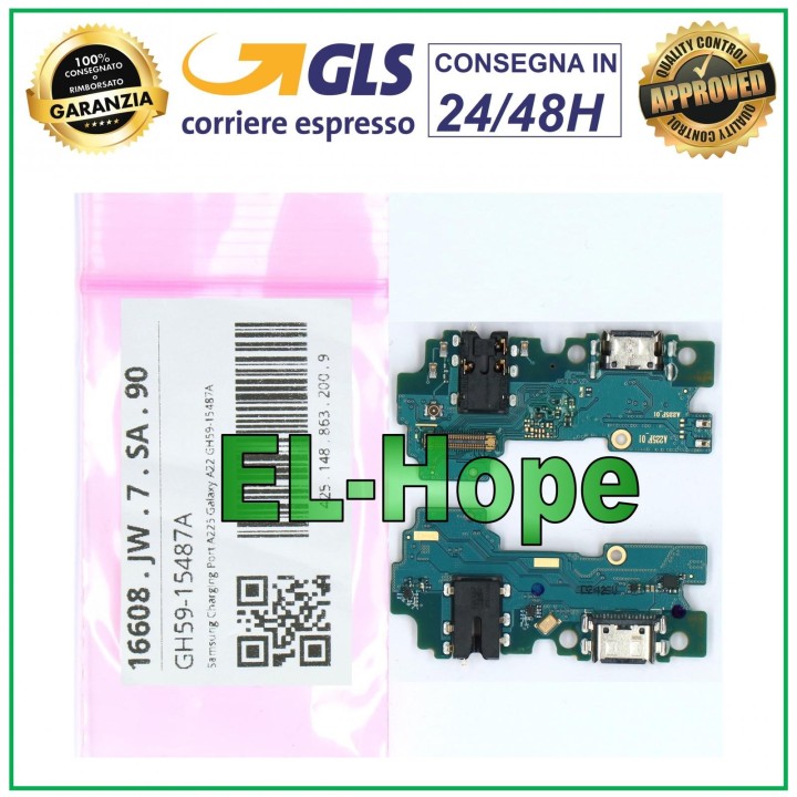 Connecteur de charge Dock d origine pour Samsung Galaxy A22 4G SM-A225 F/FN