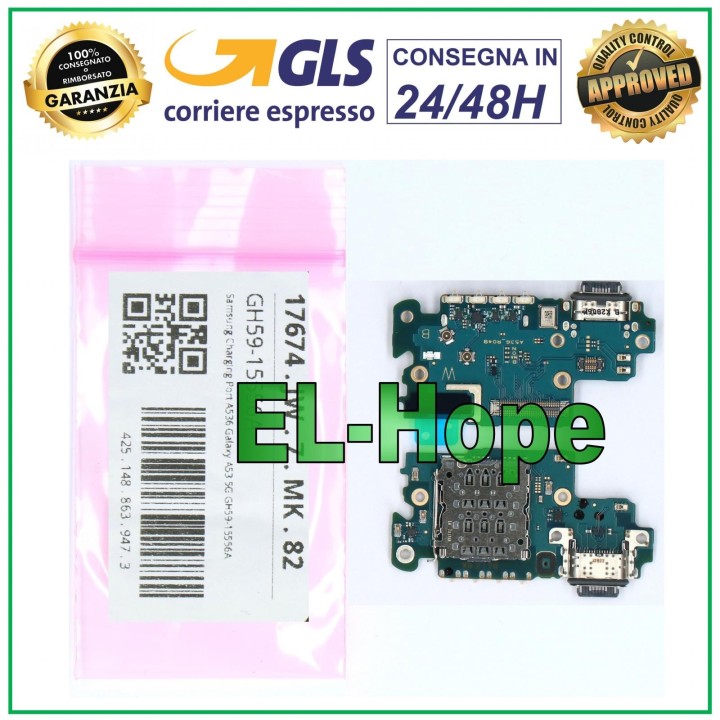 Connecteur de charge Dock d origine pour Samsung Galaxy A53 5G SM A536 A536B