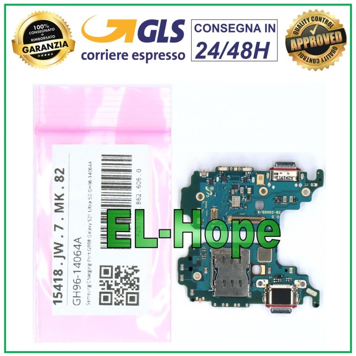Connecteur de charge Dock d origine pour Samsung Galaxy S21 Ultra 5G SM-G998B