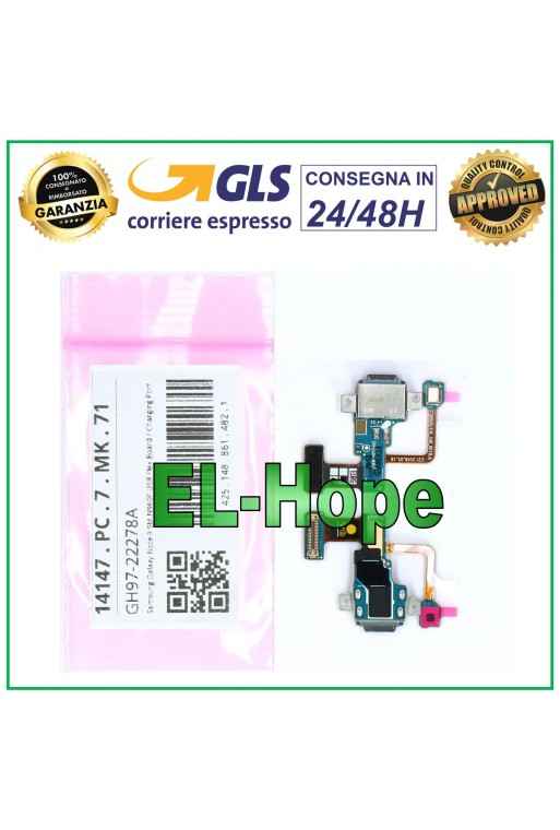 Station de charge a' connecteur plat, service d origine Samsung Galaxy Note 9 SM-N960F