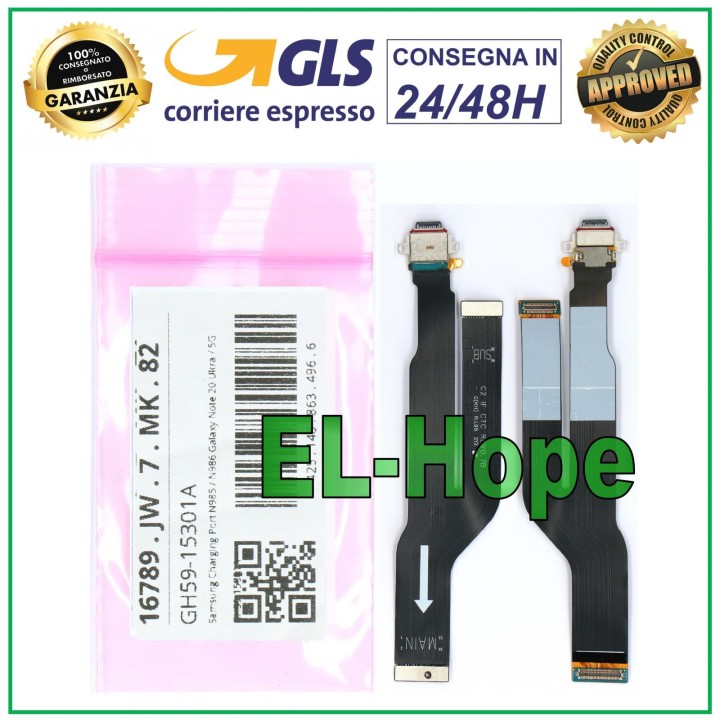 CONNECTEUR DE CHARGE PLAT ORIGINAL SAMSUNG GALAXY NOTE 20 ULTRA SM-N985