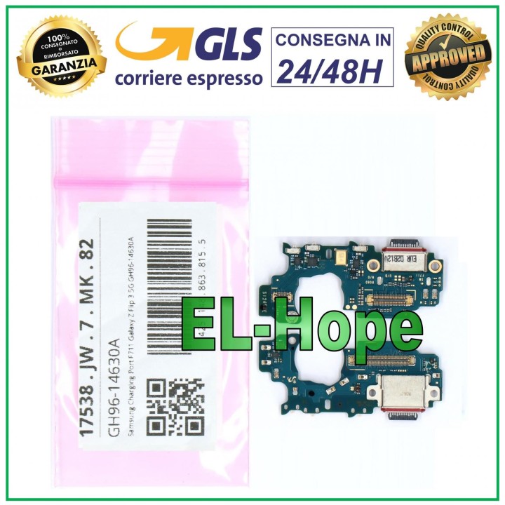 Connecteur de charge Dock d origine pour Samsung Galaxy Z Flip 3 5G SM-F711 B