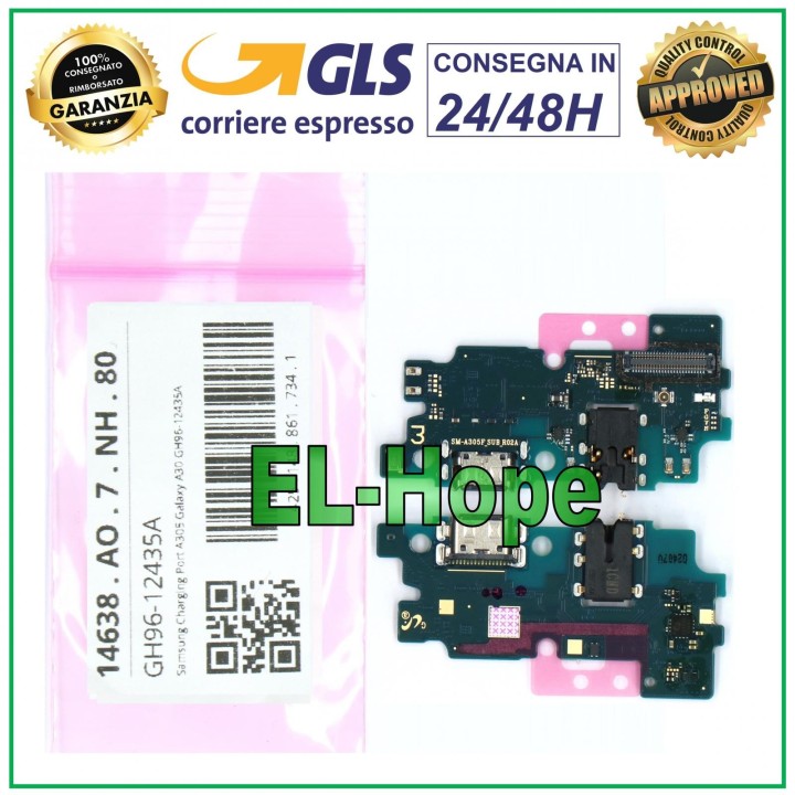 CONNECTEUR DE CHARGE DOCK ORIGINAL 100% SERVICE SAMSUNG GALAXY A30 SM-A305 A305F