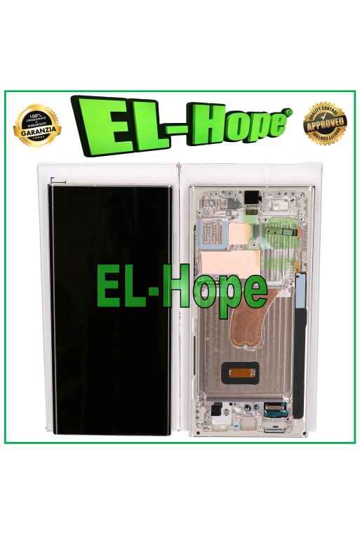 Écran tactile LCD d origine Samsung Galaxy S23 Ultra SM-S918 Cre'me Beige