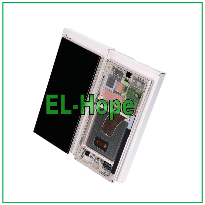 Écran LCD d origine pour Samsung S23 Ultra SM-S918, beige cre'me, GH82-30465B