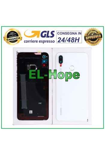 Coque arrie're et cache batterie d origine pour Huawei P Smart Plus INE-LX1, blanc