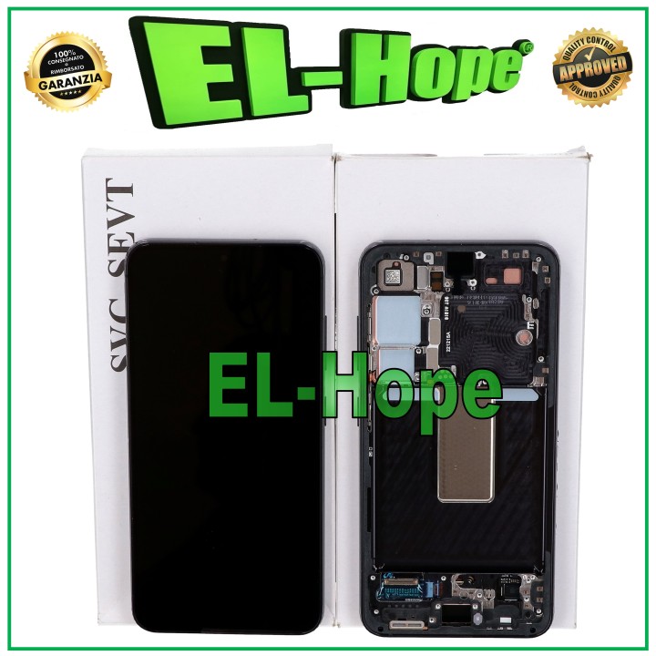 SERVICE D ÉCRAN TACTILE D ORIGINE SAMSUNG S23 SM-S911 GRIS GRAPHITE GH82-30480E