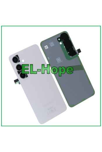 Cache batterie d origine Samsung Galaxy S24 SM-S921, coque grise marbre'e
