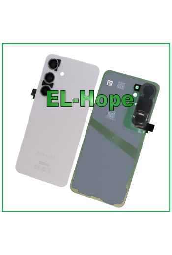 Cache batterie d origine Samsung Galaxy S24 SM-S921, coque grise marbre'e