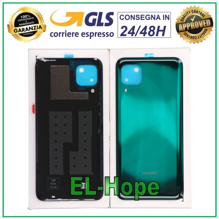 Coque arrie're d origine Huawei P40 Lite JNY LX1 L21A LX1 Vert