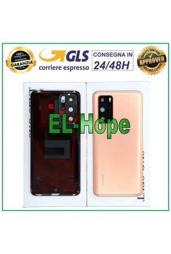 Coque arrie're de batterie d origine Huawei P40 ANA-LX9 NX9 dore'e