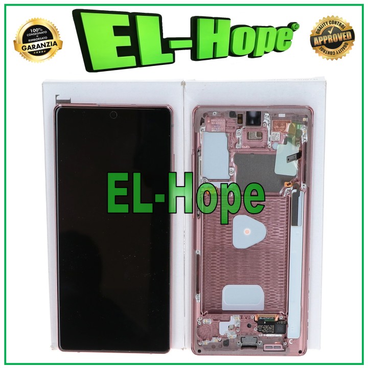 SERVICE D ÉCRAN D ORIGINE SAMSUNG NOTE 20 SM N980 N981 TOUCH BRONZE GH82-23495B