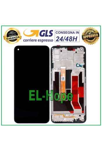 Écran LCD + châssis pour Oppo A73 5G CPH2161 Écran tactile en verre noir