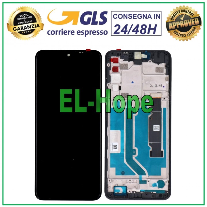 Cadre d e'cran LCD pour e'cran tactile TCL 20 SE T761H T671H T671F T671O T671E