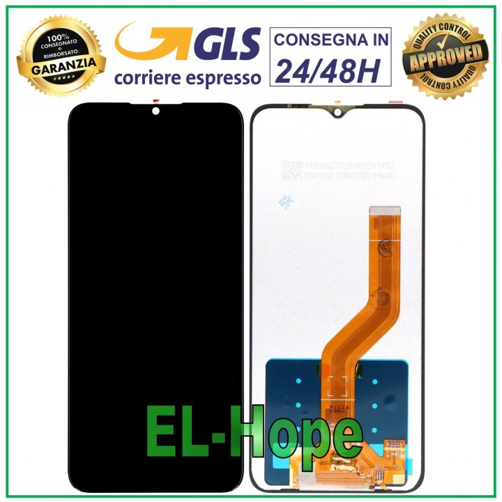 Écran LCD tactile assemble' noir pour Doogee X96/X96 Pro